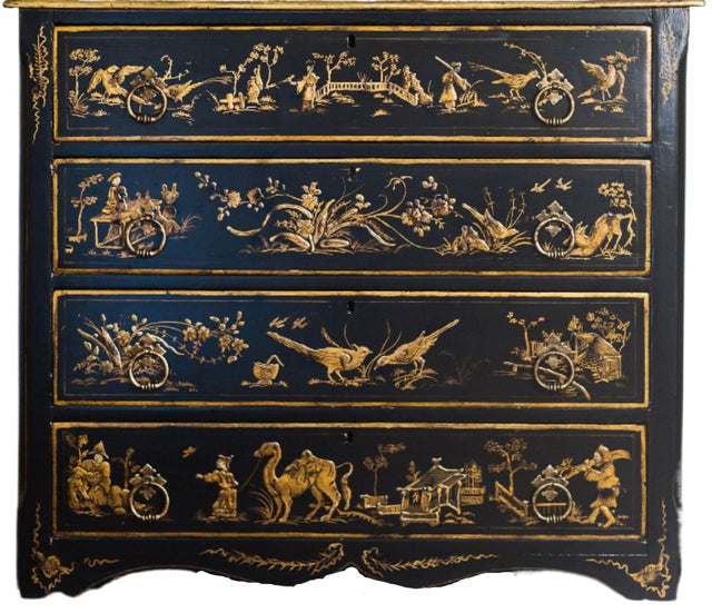English Chinoiserie Chest