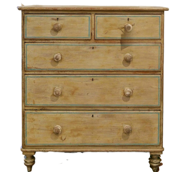 English Painted Chest